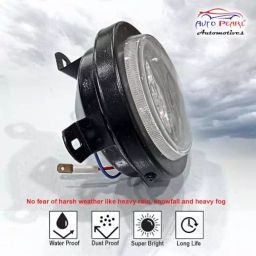 Auto Pearl Halogen Fog Lamp with Wiring Kit Assembly Compatible For Ford Old Figo image 2