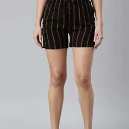 Go Colors! Black Printed Shorts-image-85