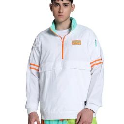 Puma Hoops X Scooby Doo White Relaxed Fit Solid Jacket-35