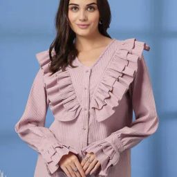 Melon By plusS Pink Plain Top-picture-32