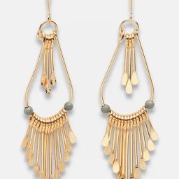 Sohi Gold Plated Party Designer Stone Dangler Earrings-47