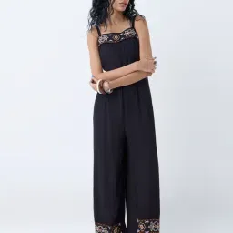 Bombay Paisley by Westside Black Embroidered Jumpsuit-picture-21