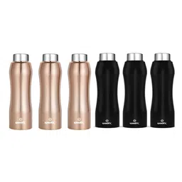 Speedex Copper-Toned & Black 6 Pieces Stainless Steel Water Bottle - 1000 ml Each-image-56
