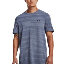 Under Armour Purple Muscle Fit Printed Sports T-Shirt-picture-12