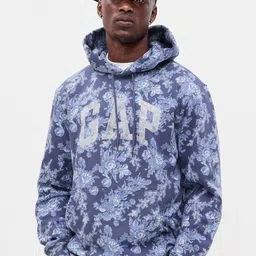 GAP Floral Printed Hooded Sweatshirt-image-73