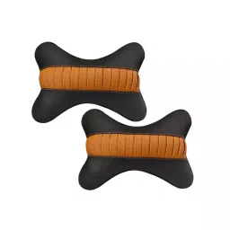 Auto Pearl Beige & Brown Velvet Car Cushion for isuzu MU-7, BBB126-33