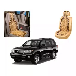 Auto Pearl Beige Leather Car Cushion for Datsun Go+, BC64-21