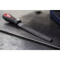 RS PRO 150mm, Second Cut, Half Round Engineers File with Soft-Grip Handle Model No 1611476 image 2