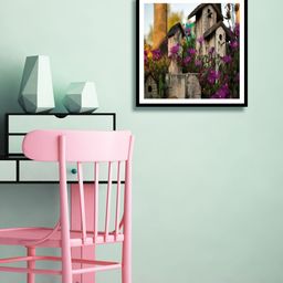 999Store Multicoloured Bird House Wall Painting-96