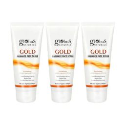 Globus Naturals Gold Radiance Face Scrub - Pack of 3-35