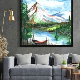 999Store Printed Multicolor Canvas Wall Art-image-50