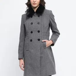 Madame Double-Breasted Longline Overcoat-picture-12
