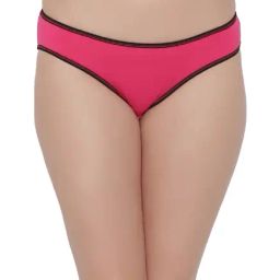 Clovia Pink Low Waist Bikini Panty-image-74