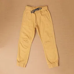 V-Mart Boys Solid Cotton Regular Fit Joggers Trousers-picture-13