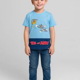 YK X Minute Mirth Boys Tom & Jerry Printed Cotton T-shirt-picture-4