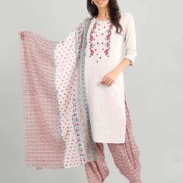 Aurelia Pink Printed Dupatta-image-38