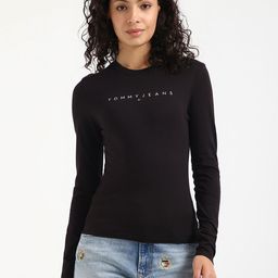Tommy Hilfiger Women Pockets Slim Fit T-shirt-image-22