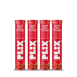 PLIX THE PLANT FIX Set Of 4 Apple Cider Vinegar With Mother ACV Tablets - 15 Tablets Each-12