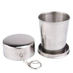 MOMISY Portable Folding Stainless Steel Water Mug Silver - 150 ml-image-63