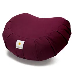 Sarveda Crescent Zafu Meditation and Yoga Cushion - Rouge Pink-picture-5