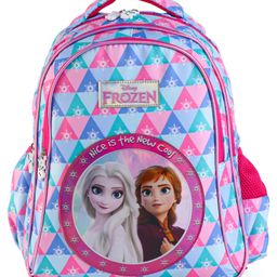 Disney Frozen Premium Disney Princess Printed School Bag Light Blue - Height 14 Inches-picture-13