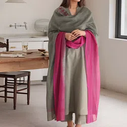 Moda Rapido Women V-Neck Regular Kurta & Palazzo With Dupatta-picture-18
