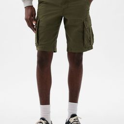 GAP Men Self- Checked Cargo Shorts-image-7