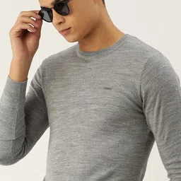 PETER ENGLAND UNIVERSITY Men Grey Pullover-image-71