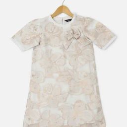 Allen Solly Kids Beige Cotton Printed Dress-image-66