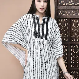 Shree Liva Mandarin Collar Printed Tunic-picture-43
