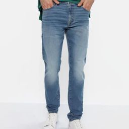 American Eagle Men Blue AirFlex+ Athletic Fit Skinny Jean-image-91