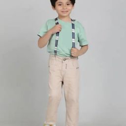 Tales & Stories Boys Beige Cotton Trousers-picture-41