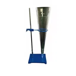 MAYALAB 1000 ml Clear Borosilicate Glass Imhoff Cone with Stand image 2