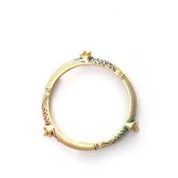 Priyaasi Multi-Color Ghungroo Gold Plated Set of 2 Bangle Set image 3