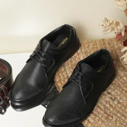 Liberty Men's Black Derby Shoes-picture-17