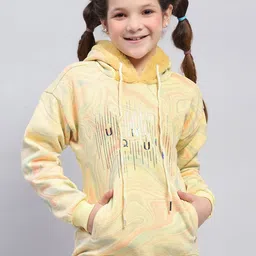 Monte Carlo Girls Cotton Abstract Printed Hooded Sweatshirt-image-35