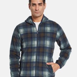 Octave Men Colourblocked Long Sleeves Hooded Sweatshirt-picture-31