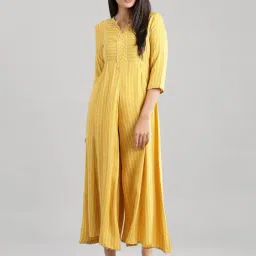 Aurelia Yellow Striped Jumpsuit-image-50