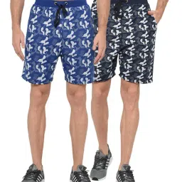 Vimal Jonney Multicolor Printed Shorts - Pack of 2-picture-8