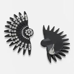 Sohi Gold Plated Party Designer Stone Stud Earrings-2
