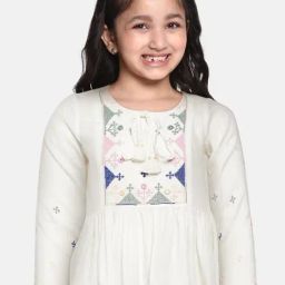 Global Desi Girl White Printed Top-image-76