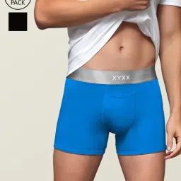 XYXX Blue & Black Trunks - Pack of 2-16