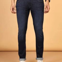 Wrangler Vegas Dark Blue Skinny Fit Low Rise Jeans-picture-20