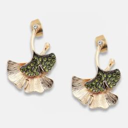 Sohi Gold Plated Party Designer Stone Drop Earrings image 4
