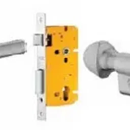 Dorset 60 mm Lever Handle Lock Set With Coin and Knob Cylinder Stainless Steel ML IP-7