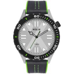 Helix By Timex Men Grey Round Dial Analog Watch - TW052HG03-9