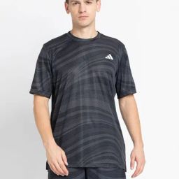 ADIDAS Men's Black CLUB GRAPH T-Shirt-91