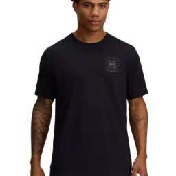 Under Armour Black Regular Fit Printed Sports T-Shirt-picture-13