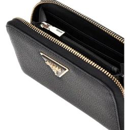 Guess Black Laurel Zip Around Wallet image 3