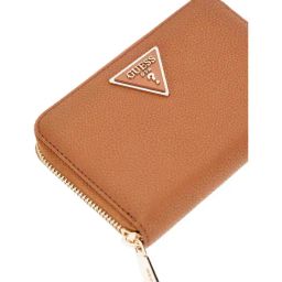 Guess Cognac Laurel Zip Around Wallet image 5